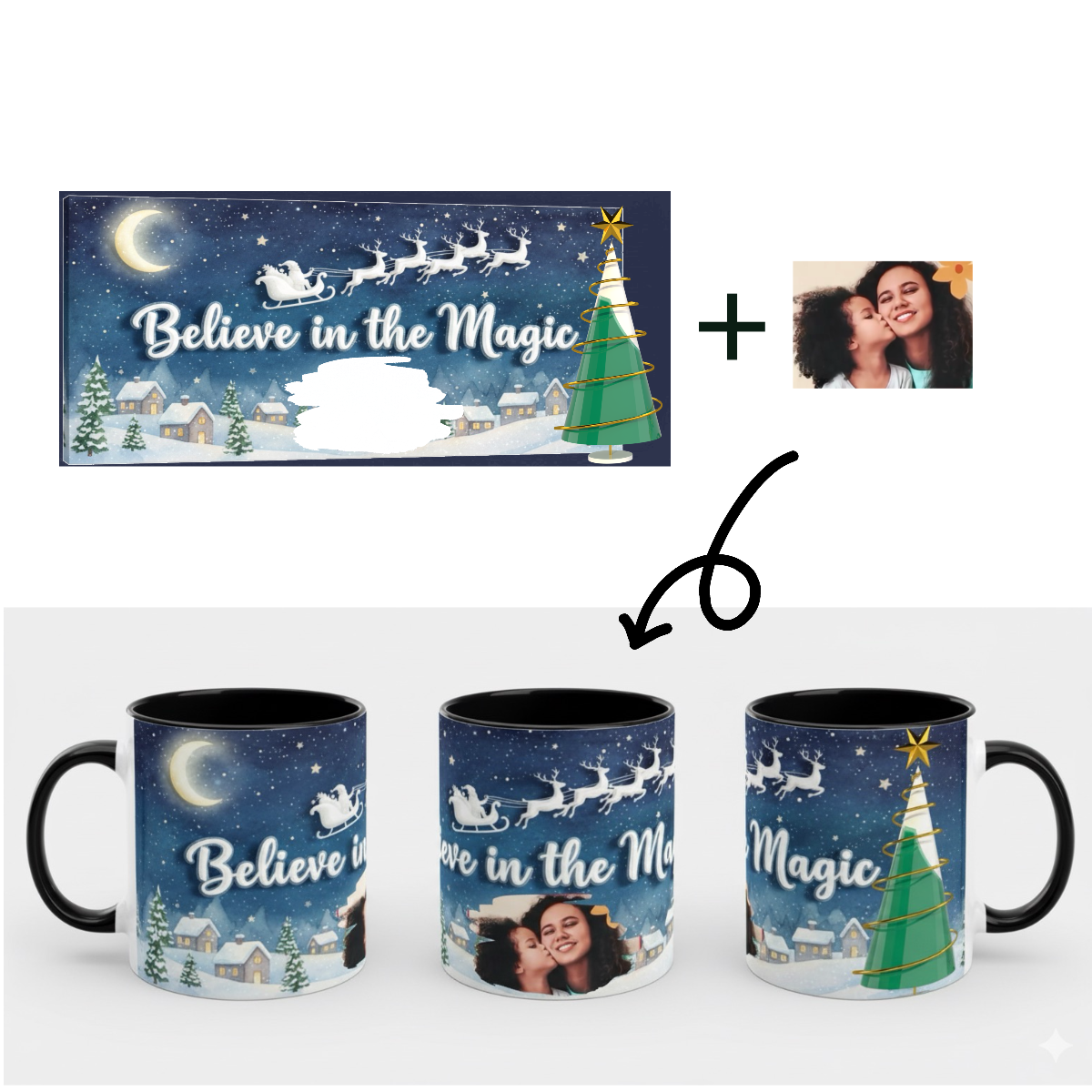 Believe in the Magic _ Personalized coffee mug 11 oz
