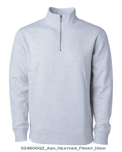 Custom Unisex Midweight Quarter-Zip Pullover - Independent Trading Co. SS4600QZ