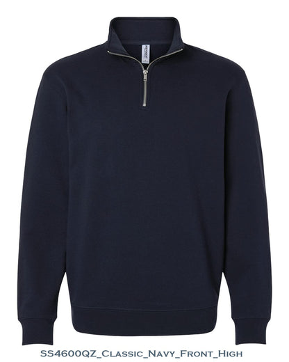 Custom Unisex Midweight Quarter-Zip Pullover - Independent Trading Co. SS4600QZ