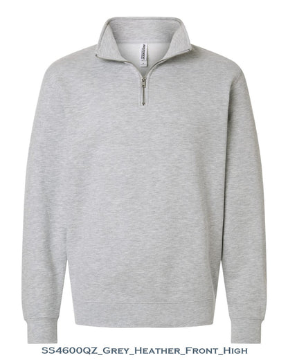 Custom Unisex Midweight Quarter-Zip Pullover - Independent Trading Co. SS4600QZ