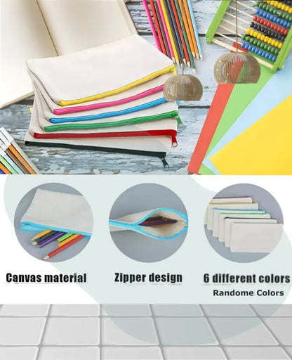 Personalized Canvas Zipper Storage Case – Custom Printed, Multi-Purpose Pouch Grand Print YJ