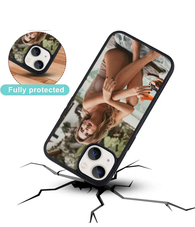 Personalized Phone Case Covers Compatible with Apple iPhone XR 6.1 Inch - iPhone 12/ 12Pro 6.1 Inch - iPhone 13 Pro Max,6.7 Inch (2021) - 2 in 1 2D Soft Rubber TPU with Insert. Grand Print YJ