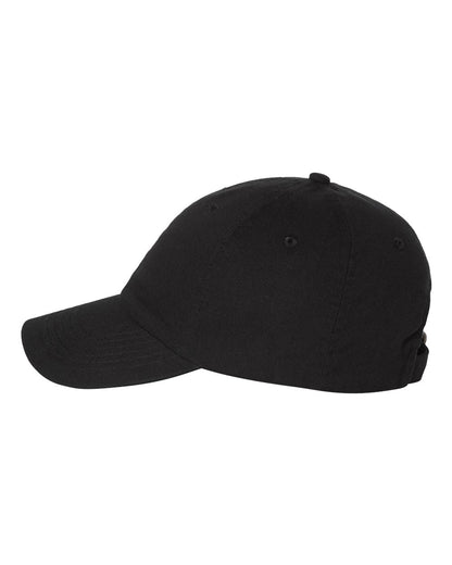 Black baseball cap on a white background