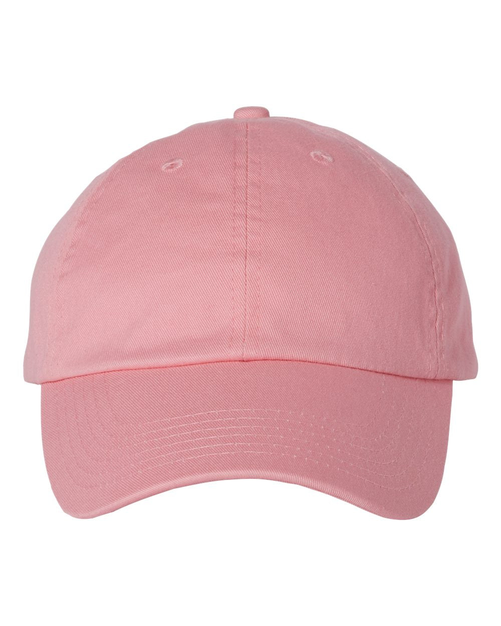 Pink baseball cap on a white background