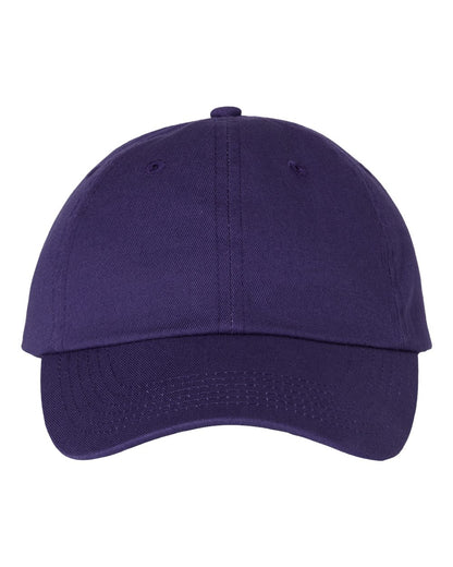 Purple baseball cap on a white background