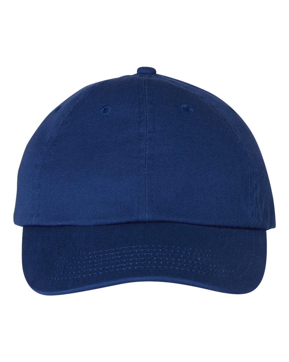 Blue baseball cap on a white background