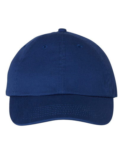 Blue baseball cap on a white background