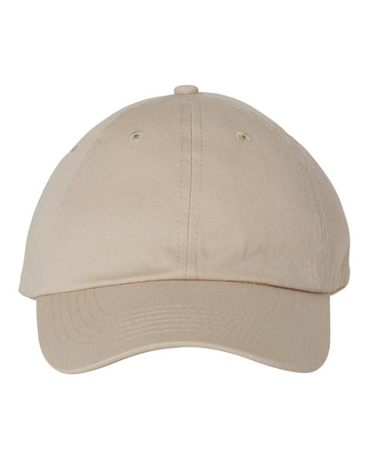 Beige baseball cap on a white background