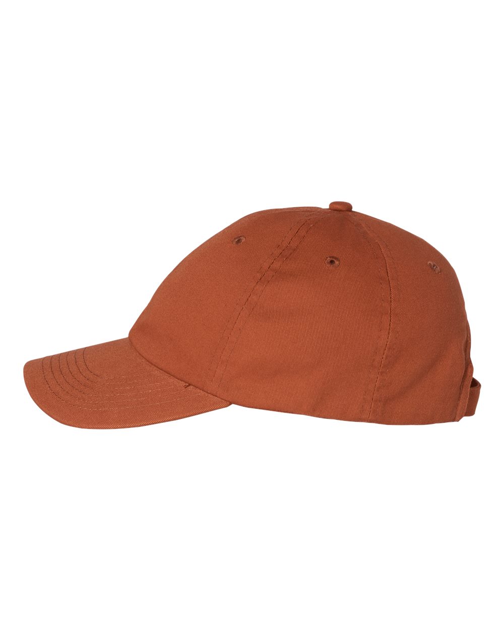 Brown baseball cap on a white background