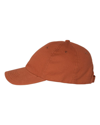 Brown baseball cap on a white background