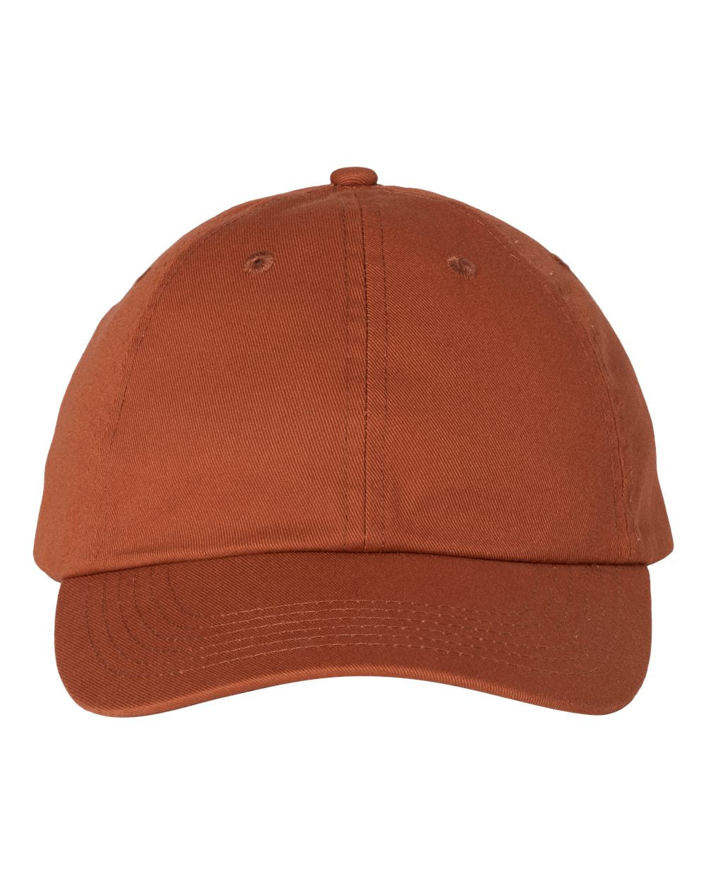 Brown baseball cap on a white background